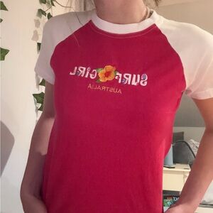 Cute pink tee for summer,comes from a smoke free household!, no stains or holes.